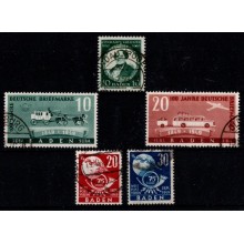 1949 Fransk Zone - Forskelle mærker og sæt - Stemplet.